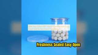 PET-bus van 220 ml voor verpakking van zeevruchten en snoep