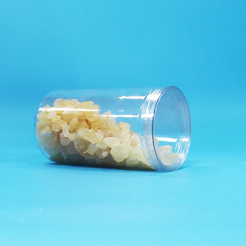 BPA-vrij Doorzichtige schroefkap Doorzichtige ronde vorm PET Plastic Candy Cookies Nuts Jar