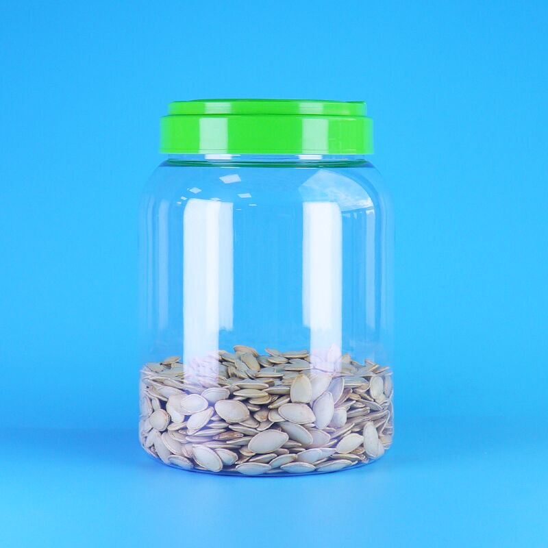 Food Grade Platte Dop Transparante Koffie Snoep Lotuszaad Babyvoeding PET Ronde Plastic Pot