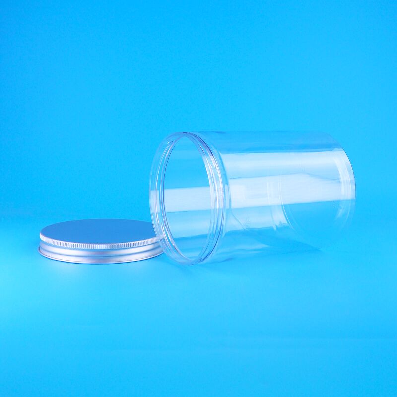 Wijde Mond Rode Dadels Olijf Popcorn Ronde Transparante PET Voedselveilige Pot Schroef Platte Deksel