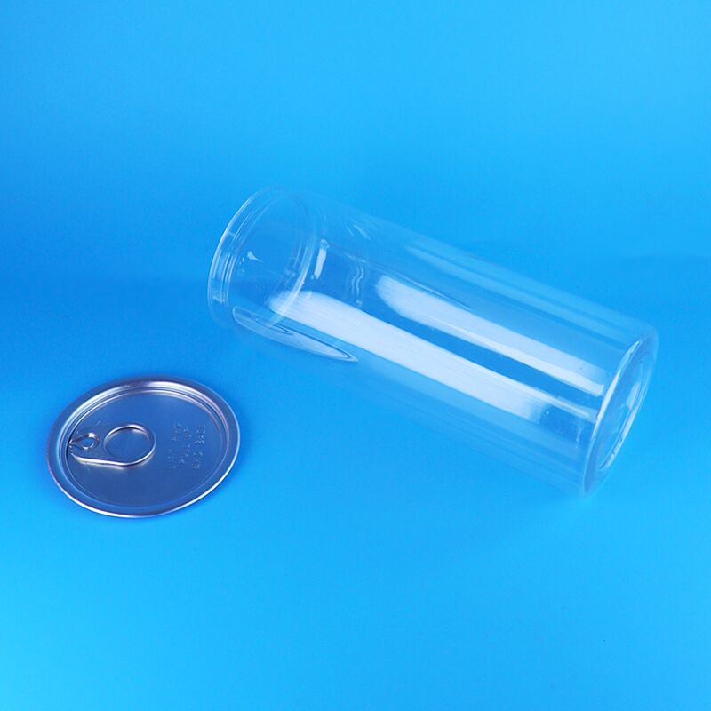 BPA-vrij PET-drankblik met gemakkelijk open deksel en 520 ml capaciteit voor dranken en frisdrank