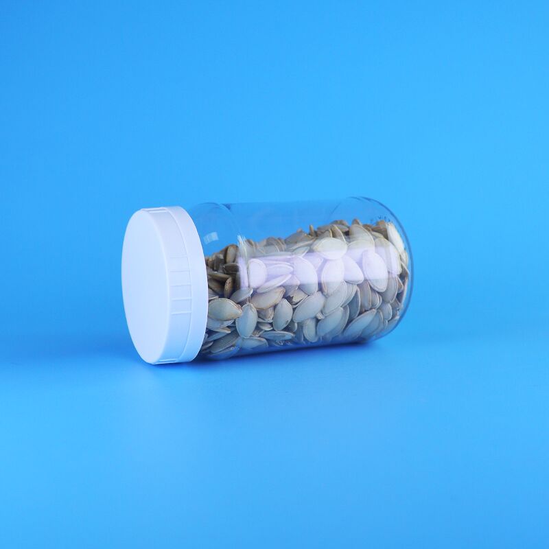 220 ml Helder PET Plastic Jar Wit Schroef Kap Voor Salad Jam Food Packaging Solutions