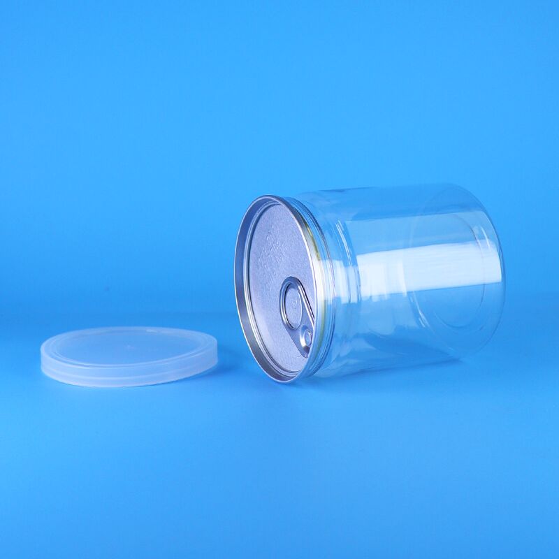 250 ml luchtdicht PET-pot met gemakkelijk open deksel voor popcorn en aardappelpuree Plastic verpakking pot