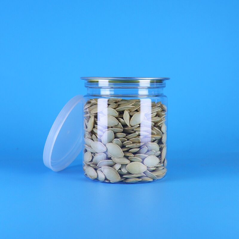 Luchtdicht 250 ml PET Makkelijk open deksel Plastic Perziken Kan Ham Perziken Voedselverpakkingsoplossingen