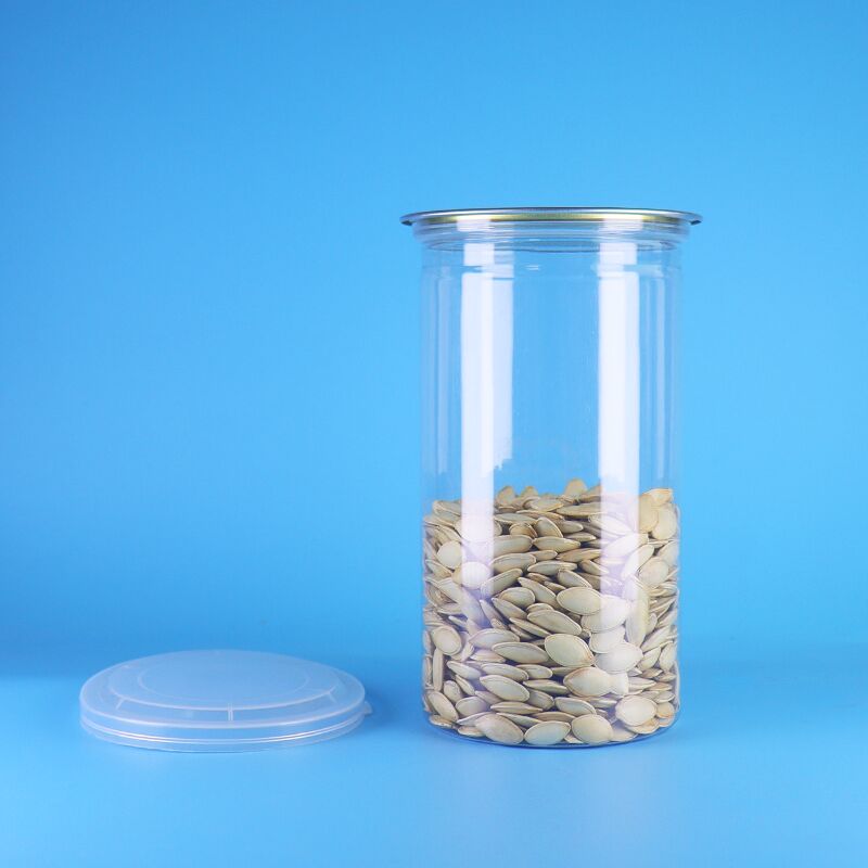 BPA-vrij 700 ml PET pot met gemakkelijk open deksel voor opslag en verpakking van levensmiddelen