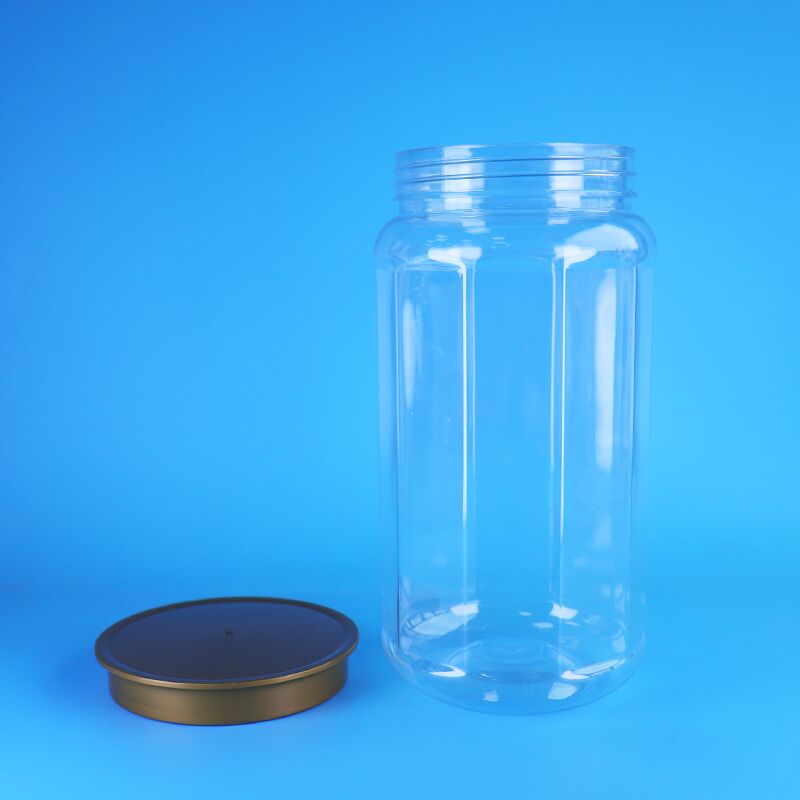 Voedselverpakkingsoplossingen Goed afdichtende PET Plastic Storage Jar Custom Design For Food
