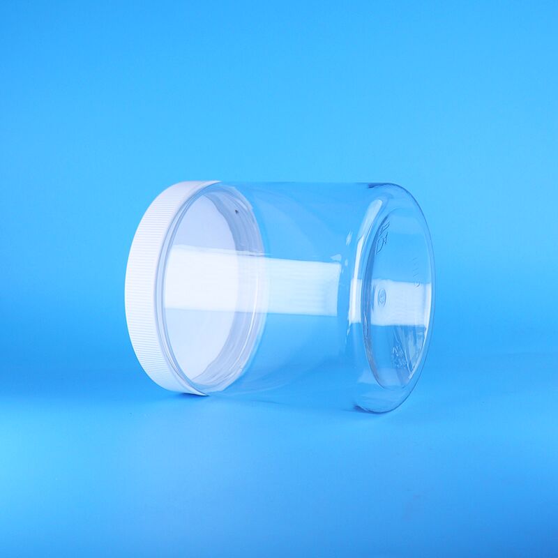 Premium heldere PET plastic potten voor snoepvoedselverpakkingen, voedselveilig, stijlvol