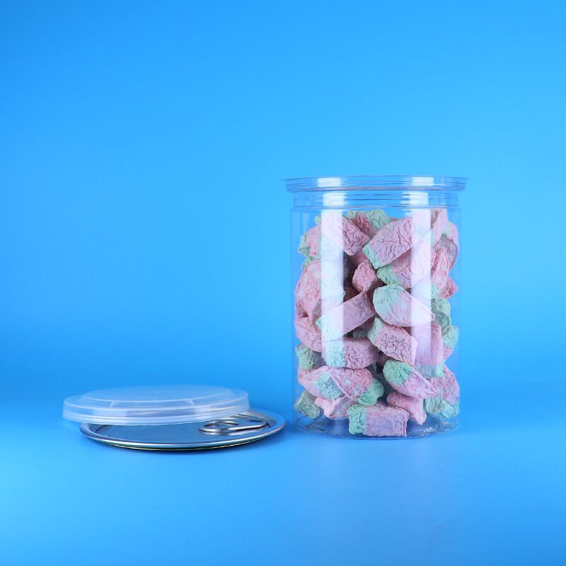 Durable Food Grade PET Clear Containers Storing Cakes Cookies Candies With Easy Open Lid