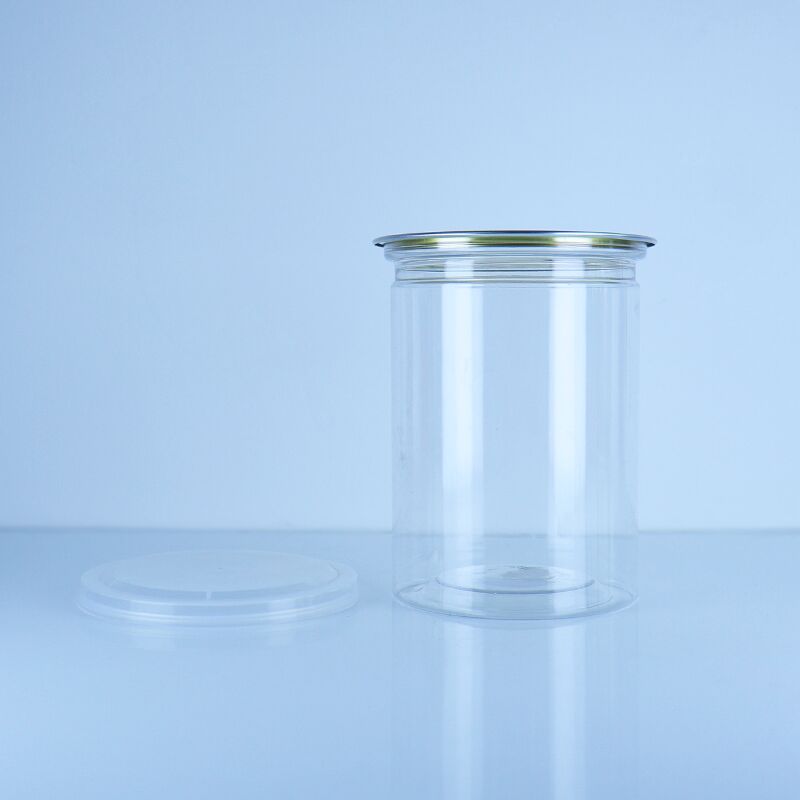 Transparante voedselbewaarblikken van PET voor cake, gedroogd voedsel, fruit, taarten, voedselveilig, gemakkelijk te openen deksel