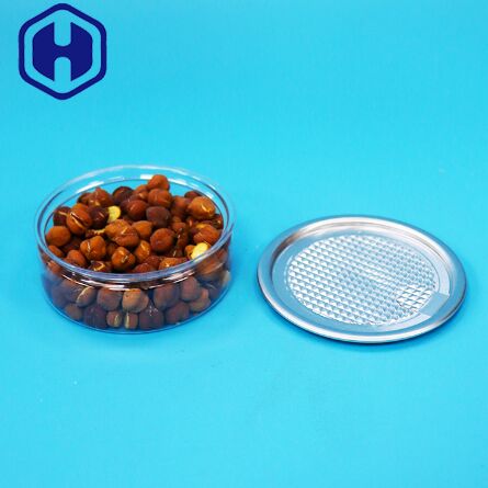 Tin Easy Open End Ronde Plastic PET Can Voor Voedsel Zoete Koekjes Snack Verpakking