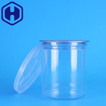 Voedselveilige Lekvrije Op Maat Gemaakte Kleine PET Plastic Container met Gemakkelijk Te Openen Deksel