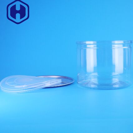 Goed afdichtende heldere PET-plastic blik met gemakkelijk open deksel voor gedroogde vruchten
