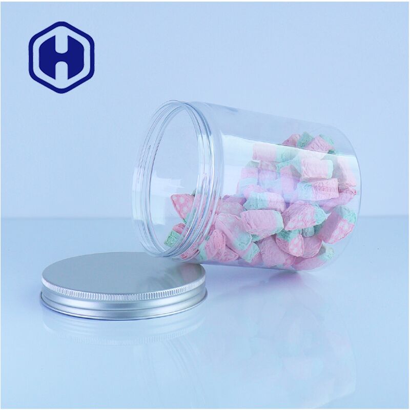 Voedsel veilig helder ronde pot Perfect opslag voor chocolade stukjes snoep mini cake