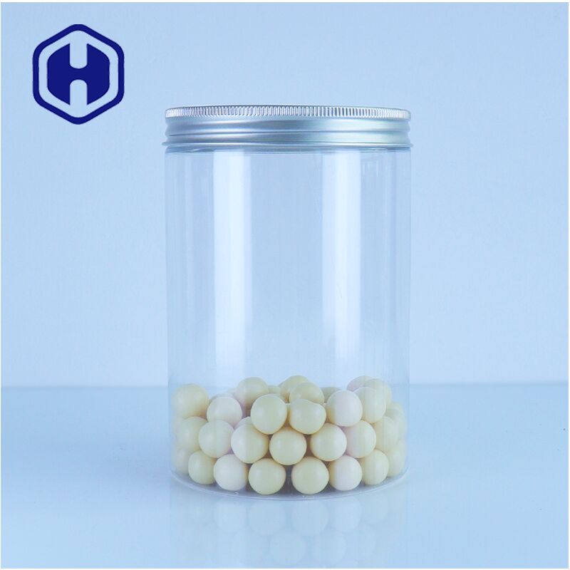 Voedingsmiddelenkwaliteit Plastic Pour Lid Jar Beveiligd Stijlvolle container voor snoep Granen Koffie Snack Verpakkingsoplossingen
