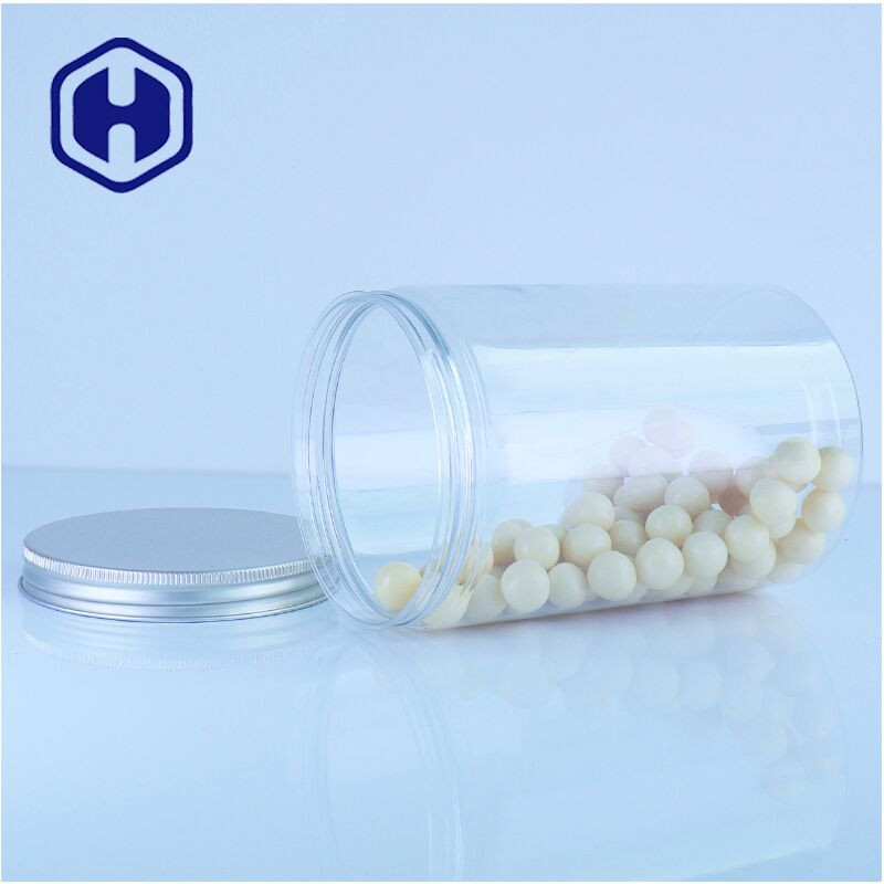 Voedingsmiddelenkwaliteit Plastic Pour Lid Jar Beveiligd Stijlvolle container voor snoep Granen Koffie Snack Verpakkingsoplossingen