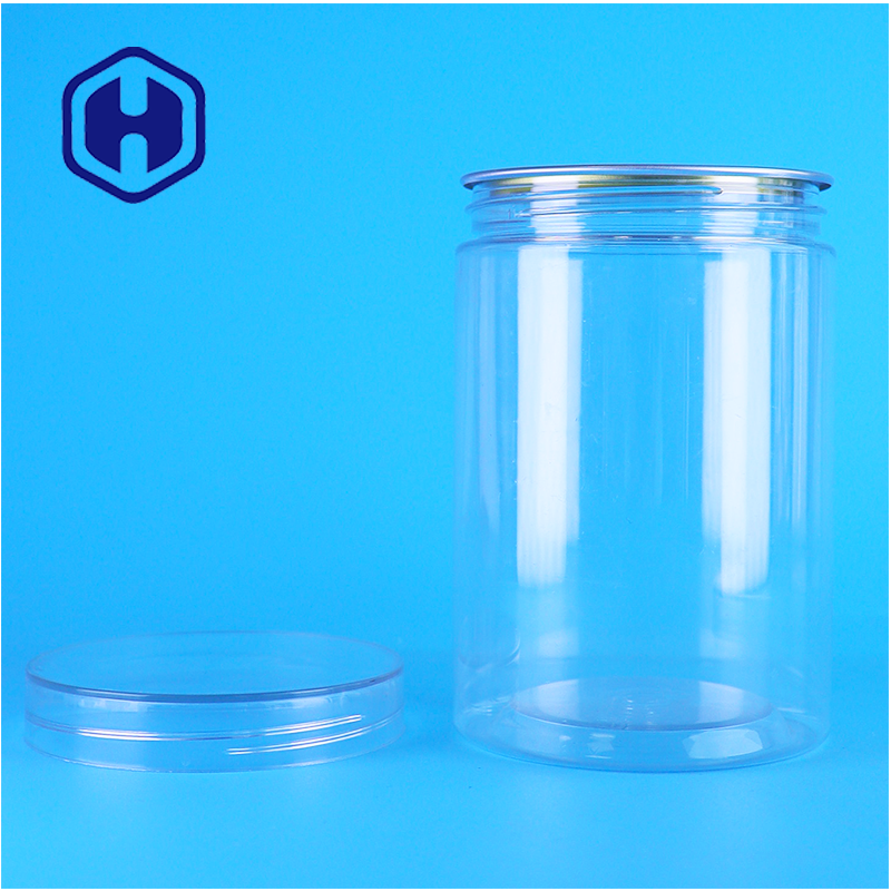 Transparante ronde plastic PET-pot voor cake, koffieboon Bestaande PET-potmodellen Aanpasbaar