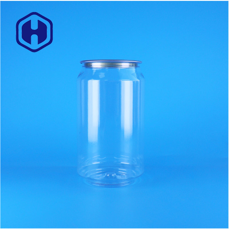 330 ml gemakkelijk open deksel PET plastic blik - Food Grade Packaging Jar voor bakken en snacks