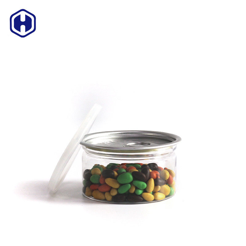 100ml 3.5g drogen Herb Clear Plastic Cans EOE 211# 38mm Hoogtehuisdier Tuna Can