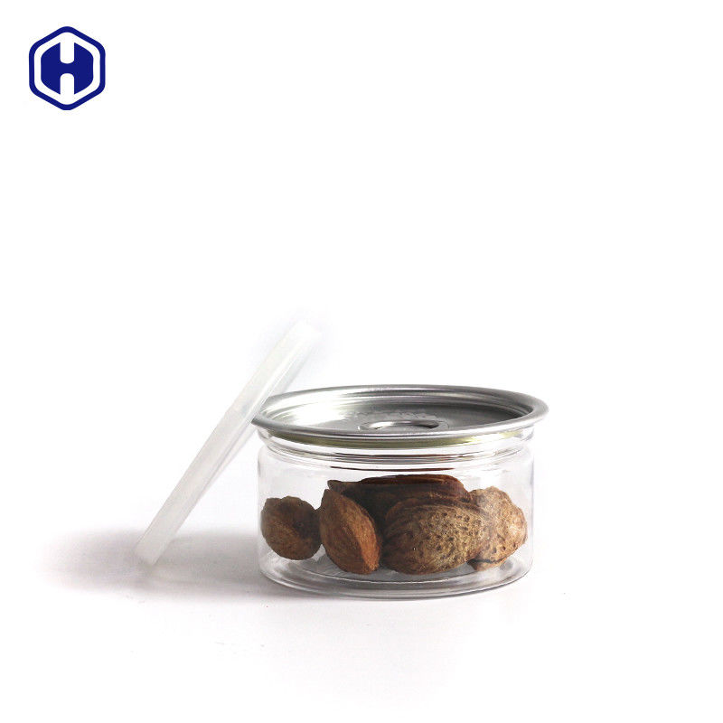 100ml 3.5g drogen Herb Clear Plastic Cans EOE 211# 38mm Hoogtehuisdier Tuna Can