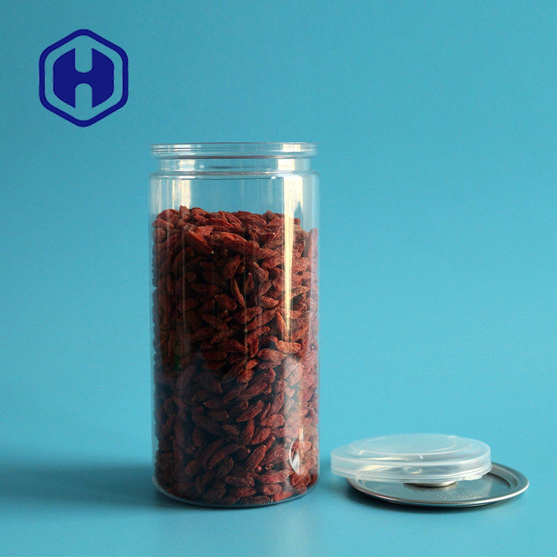 van de Blikkenzaden van 211# 440ml kan het Duidelijke Plastic van het de Chocoladekoekje HUISDIER van het de Bars Gemakkelijke Open Beëindigen