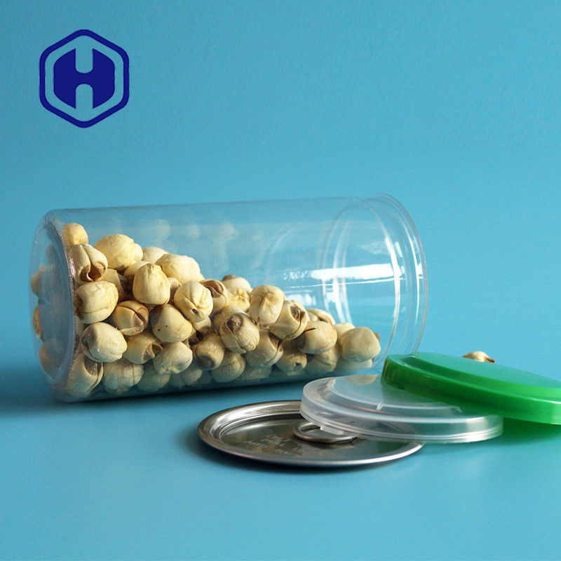 van de Blikkenzaden van 211# 440ml kan het Duidelijke Plastic van het de Chocoladekoekje HUISDIER van het de Bars Gemakkelijke Open Beëindigen