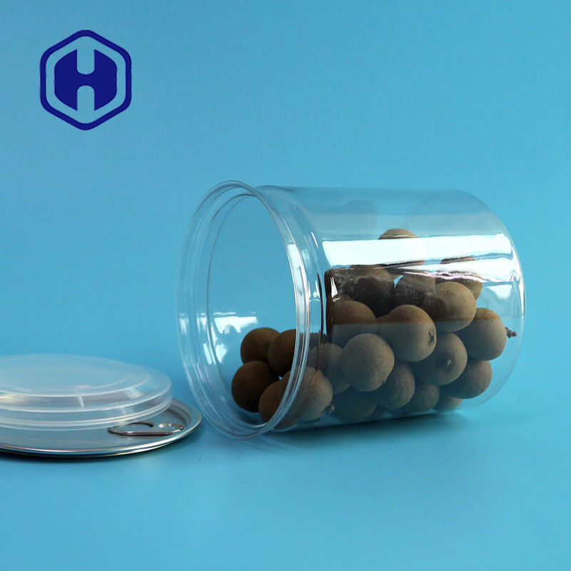 750ml het duidelijke Plastic van het de Drukvoedsel van het Blikkenscherm van de de Rangverpakking Huisdier van Bpa Vrije Lege kan Gemakkelijk Open Deksel