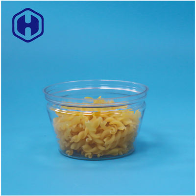 Kleine voedselkwaliteit Schotelvorm Stapelbaar Gemakkelijk Open Zeevruchten Vis Transparante PET Plastic Can