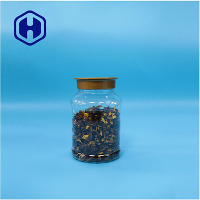 Ronde, heldere voedselverpakkingen Plastic pindakaas Koekjes Bonbons Potten