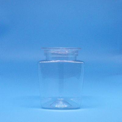 Voedingswaren Koekjes Voedingswaren snoep Triangle vorm PET Plastic doorzichtige pot helder deksel