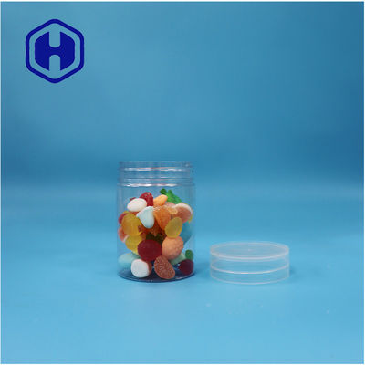 Ronde doorzichtige kunststof PET Zoete snoep Koekjes Noten Peper Food Grade Jar