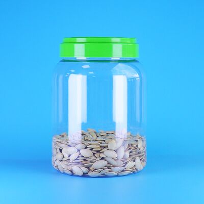 Food Grade Platte Dop Transparante Koffie Snoep Lotuszaad Babyvoeding PET Ronde Plastic Pot