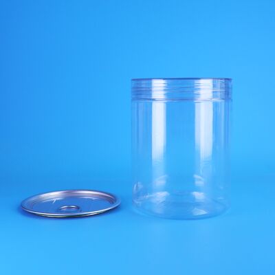 Custom Food Grade Leak Proof PET Storage Jar with Screw Cap for Candy and Nuts