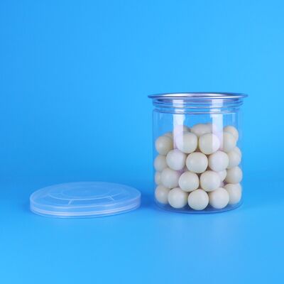 BPA-vrije 220 ml PET-plastic container met gemakkelijk te openen deksel voor visverpakkingen