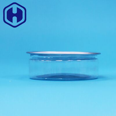 Tin Easy Open End Ronde Plastic PET Can Voor Voedsel Zoete Koekjes Snack Verpakking