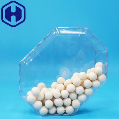 Lege gedroogd fruit snoep noten koekjes PET plastic achthoekige verpakking doos voedselveilig