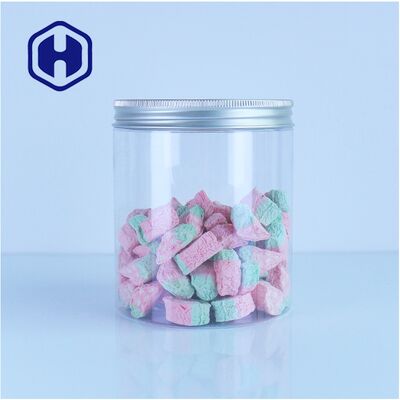 Doorzichtige voedselopslagpotten Aluminium tops Veilig aantrekkelijk voor chocolade Cake snoep Bulk verpakking