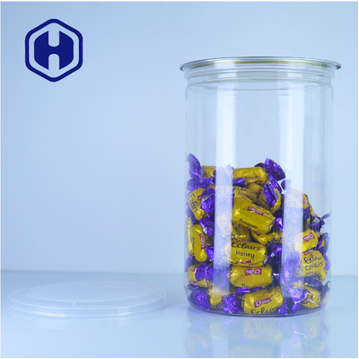 Geraspte kokosnoot Kokosnootvlokken Snoep Babyvoeding Rond PET-doorzichtig op maat gemaakt plastic blikje