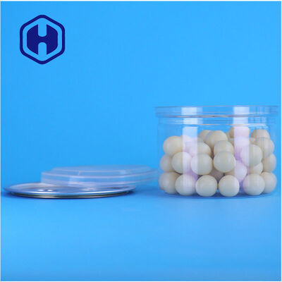 Aangepaste doorzichtige plastic PET-blikjesleverancier voor chocoladegummies Mint Candy-zoetwaren