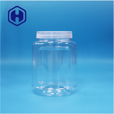 Voedselkwaliteit Tamperproof Cap helder PET Plastic Jar voor voedsel Noten Candy Noodles