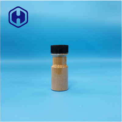 Plastic PET Food Grade Transparent 100 ml Chili Pepper Powder Spice Jar Sifting Lid