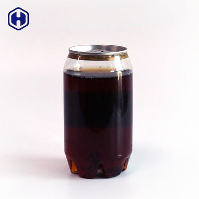 310 ml doorzichtige PET-soda blik lekvrije, recycleerbare plastic drankvat